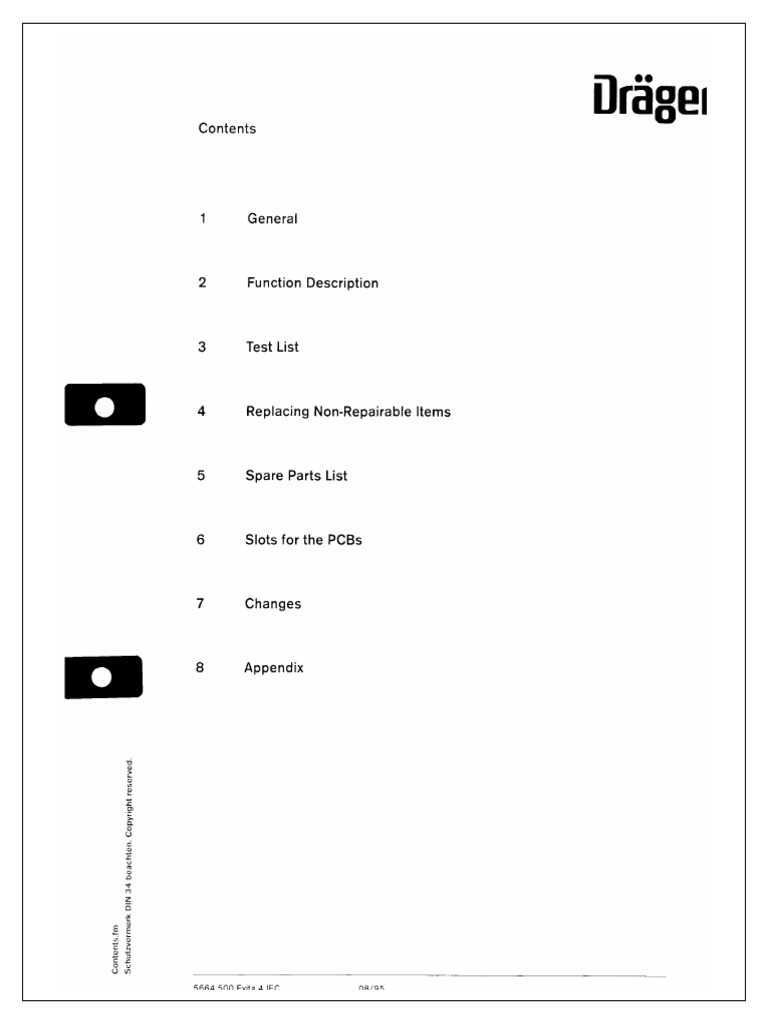 Drager Evita | Manual - PDF Service 4 PDF