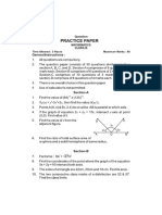 9 Maths English Medium Sample Paper 1 PDF