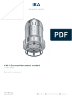 C 6010 Decomposition Vessel, Standard: /// Data Sheet