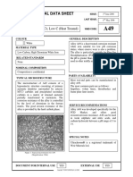Material Data Sheet: Ultrachrome® 28% CR, Low C (Heat Treated)