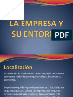 La Empresa y Su Entorno PDF