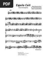 España Cañi - Trumpet in BB PDF