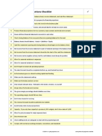 Startup Financial Projections Checklist