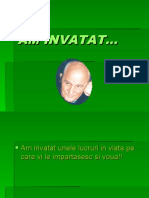 Am Invatat