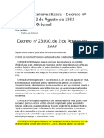 Decreto 23030 de 1933