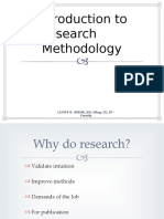 Introduction To Research Methodology: Levita B. Grana, DM, Meng, Ce, Ep - Faculty