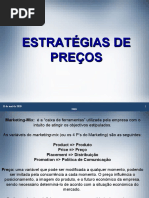 estratégias de preços