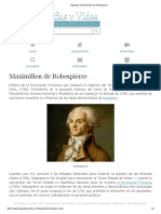 Biografia de Maximilien de Robespierre