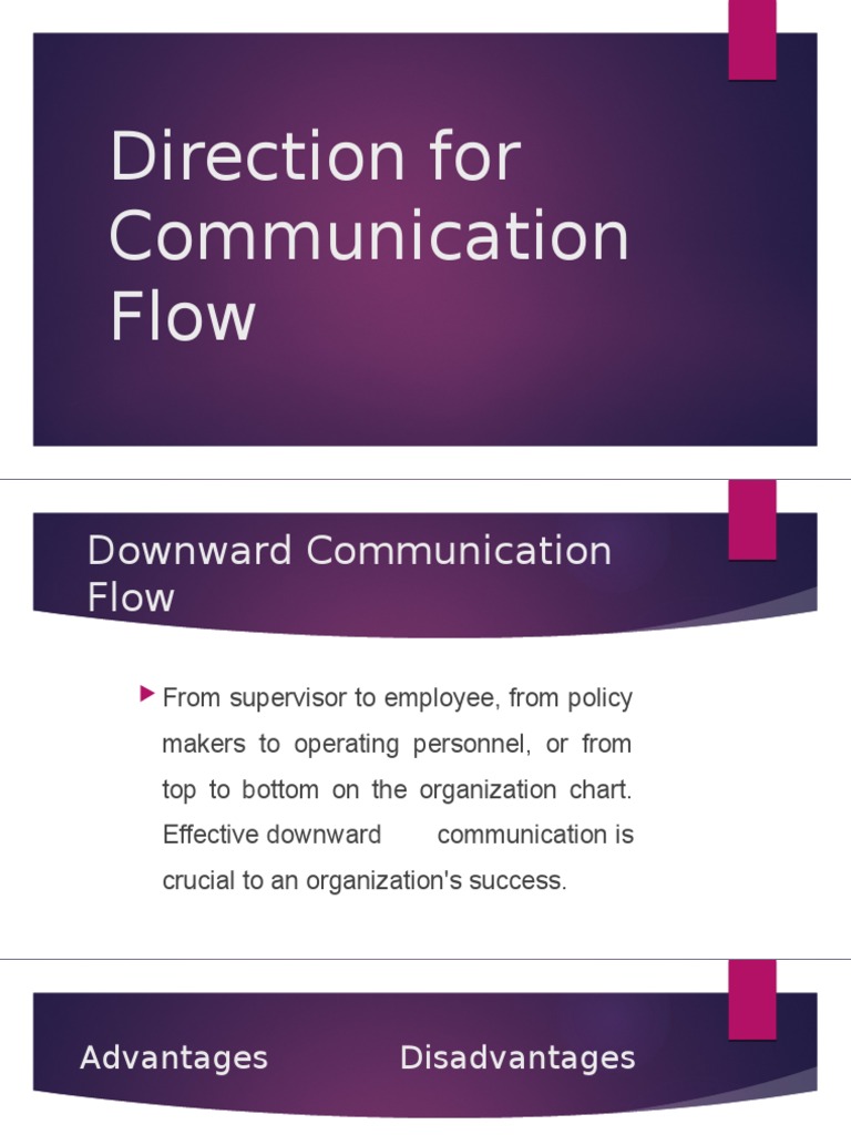 Downward Communication Flow Analysis | PDF
