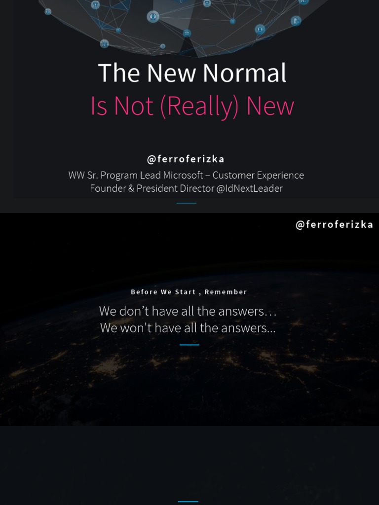 The New Normal Is Not New For AUDIENCE | PDF | Communication | Business