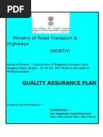 Ministry of Road Transport & Highways (Morth) : Quality Assurance Plan