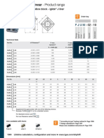 Square Flange, Pillow Block - Iglide J Liner: Order Key