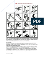 The Mechanical Bat: - Assembly Instructions-Page 1