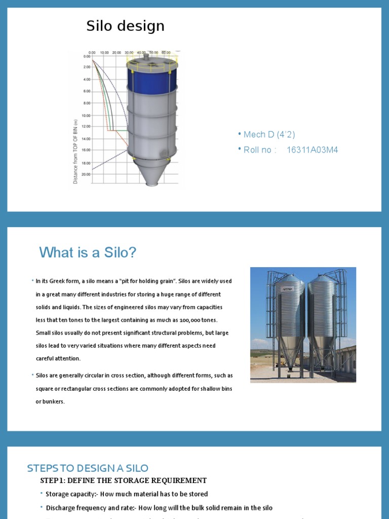 Design of A SILO | PDF | Yield (Engineering) | Stress (Mechanics)