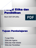 Fungsi Etika Dan Pendidikan