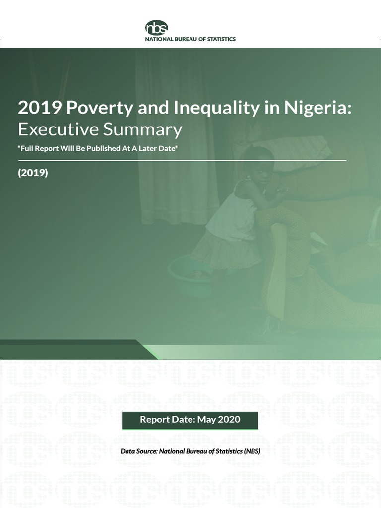 2019 Poverty and Inequality in Nigeria | PDF | Poverty Threshold | Poverty