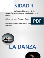 UNIDAD 1 Historia de La Danza I