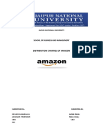 Distribution Channel of Amazon: Jaipur National University