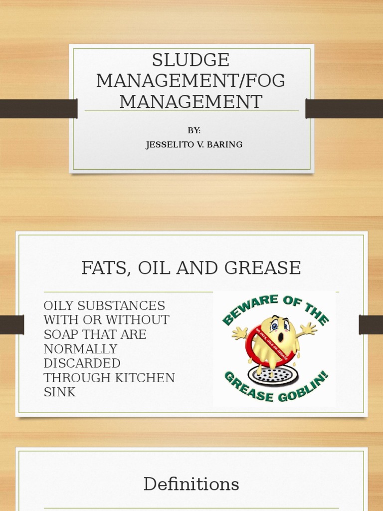 Effective FOG Management Strategies | PDF | Sewage Treatment ...