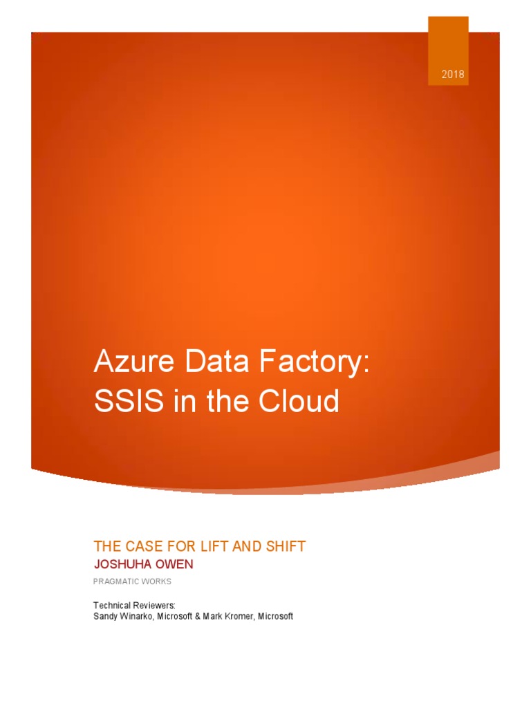 Migrating SSIS Packages to Azure Data Factory | PDF | Microsoft Azure ...