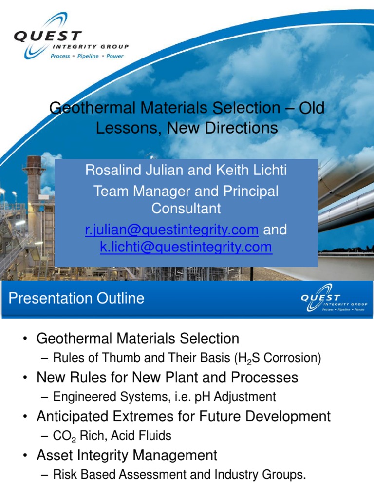 3.7.25July2014NZGAHERAGeothermalmaterialsselectionQuest Integrity