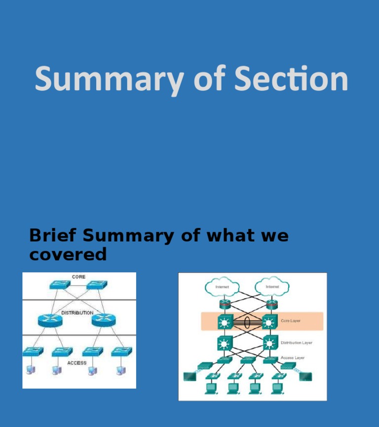 Summary of Section 1 | PDF