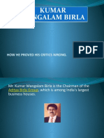 Kumar Mangalam Birla: How He Proved His Critics Wrong