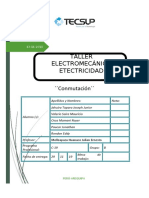 INFORME ELECTROMECANICO ELECTRICIDAD Conmutacion