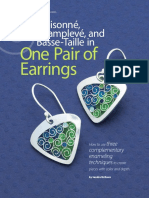 One Pair of Earrings: Cloisonné, Champlevé, and Basse-Taille in