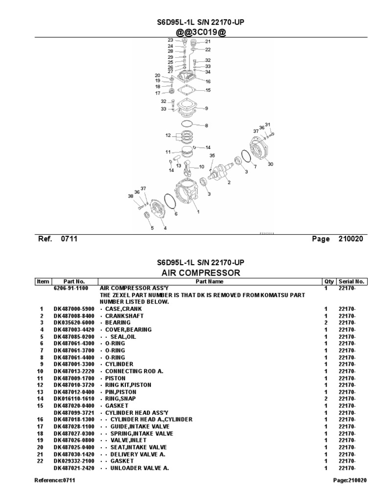 Air Compressor | PDF | Piston | Vehicle Parts