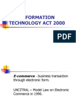 The Information Technology Act 2000