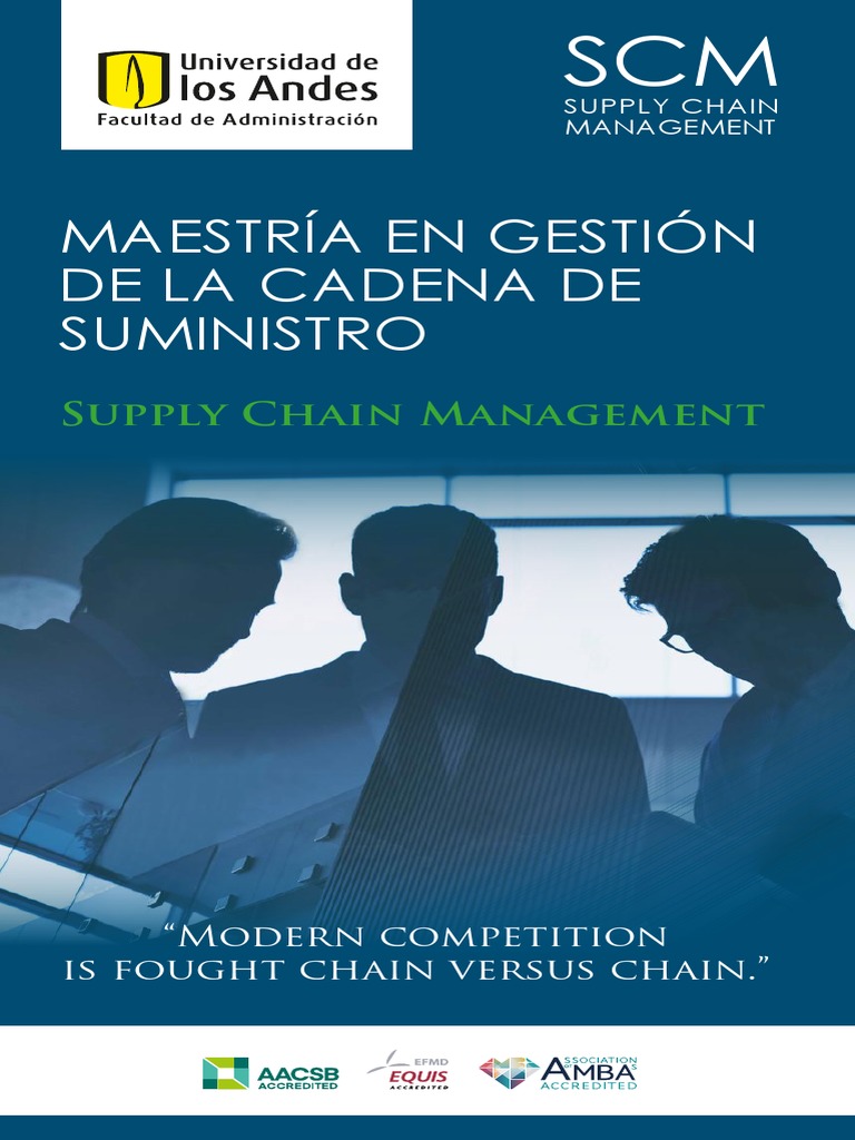 Maestría en Gestión de la Cadena de Suministro | PDF | Gestión de la ...