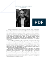 Michel Foucault Las Redes Del Poder Conferencia