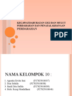 Kelompok 10 - Perdarahan Dan Penatalaksanaan Perdarahan