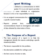 Purpose of Report