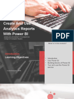 Create and Use Analytics Reports With Power BI: Angeles University Foundation College of Computer Studies