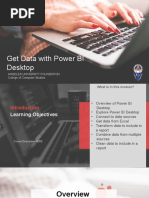 Get Data With Power BI Desktop: Angeles University Foundation College of Computer Studies