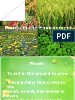 Plants in the Environment