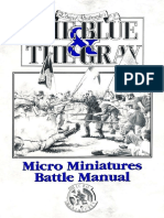 The Blue & The Gray (1993) (Micro Miniatures Battle Manual)