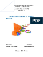 Las Matemáticas en El Mundo Virtual