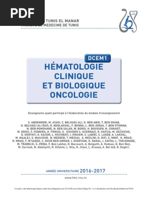 poly dcem1 hemato oncologie 2016 by med tmss pdf groupe sanguin transfusion sanguine coloriage de chat amusant