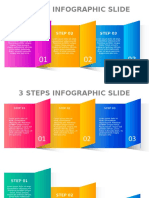 3 Steps Infographic Slide: Step 03 Step 02 Step 01