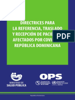 Directrices para la referencia traslado y recepcion de pacientes afectados por COVID-19