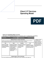 IT Operating Model - Workshop