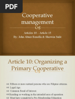 Cooperative Management