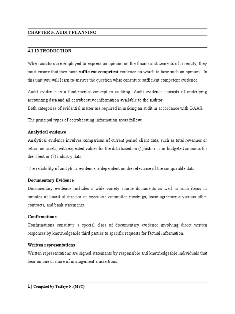 Planning Financial Statement Audits | PDF | Financial Audit | Audit