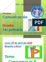 1º Grado Tema 6 Comuniación P