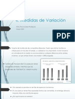 4. Medidas de Variaciขn - (2o parcial) 1a parte