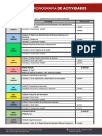 Cronograma de Actividades 