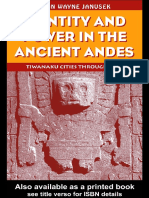 (Critical Perspectives in Identity, Memory & the Built Environment) John Wayne Janusek - Identity and Power in the Ancient Andes_ Tiwanaku Cities through Time -Routledge (2004)